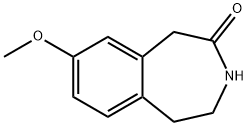 8-甲氧基-4,5-二氢-1H-苯并[D]氮杂卓-2(3H)-酮 结构式