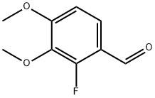 2-氟-3,4-二甲氧基苯甲醛 结构式