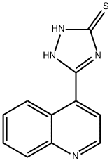 5-(4-Quinolyl)-1H-1,2,4-triazole-3-thiol 结构式