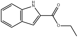 吲哚-2-羧酸乙酯 结构式