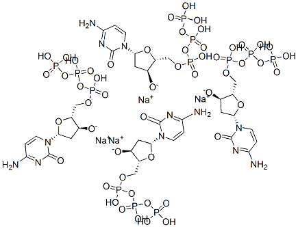 Cytidine 5'-(tetrahydrogen triphosphate), 2'-deoxy-, tetrasodium salt 结构式