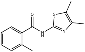 Benzamide, N-(4,5-dimethyl-2-thiazolyl)-2-methyl- (9CI) 结构式