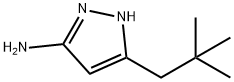 1H-Pyrazol-3-amine,  5-(2,2-dimethylpropyl)- 结构式