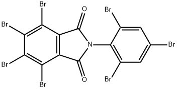 4,5,6,7-Tetrabromo-2-(2,4,6-tribromophenyl)-1H-isoindole-1,3(2H)-dione 结构式