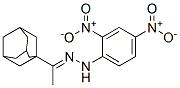 1-[1-[2-(2,4-Dinitrophenyl)hydrazono]ethyl]adamantane 结构式