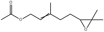 5-(3,3-dimethyloxiranyl)-3-methylpent-2-en-1-yl acetate 结构式