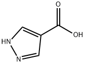 1H-吡唑-4-甲酸 结构式