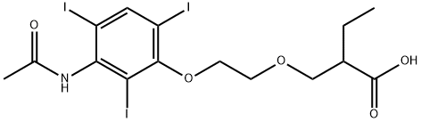 碘普罗酸 结构式