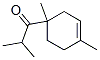 1-(1,4-Dimethyl-3-cyclohexen-1-yl)-2-methyl-1-propanone 结构式