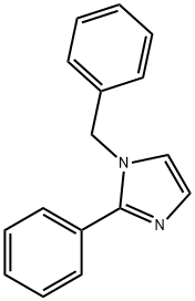 1-苄基-2-苯基咪唑 结构式