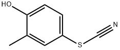 2-甲基-4-硫氰基苯酚 结构式