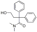 N,N-DiMethyl-2,2-diphenyl-4-hydroxybutyraMide 结构式