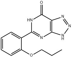 2-(2-丙氧苯基)-8-氮杂次黄嘌呤 结构式