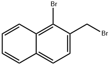 1-溴-2-(溴甲基)萘 结构式