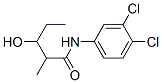 N-(3,4-Dichlorophenyl)-3-hydroxy-2-methylpentanamide 结构式