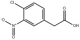3-硝基-4-氯苯乙酸 结构式