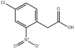 4-氯-2-硝基苯乙酸 结构式