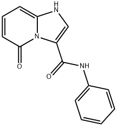 Imidazo[1,2-a]pyridine-3-carboxamide, 1,5-dihydro-5-oxo-N-phenyl- (9CI) 结构式