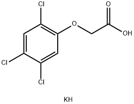 2,4,5-三氯苯氧乙酸钾盐 结构式