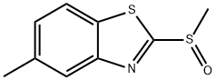 Benzothiazole, 5-methyl-2-(methylsulfinyl)- (7CI,8CI) 结构式