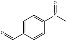 p-(methylsulphinyl)benzaldehyde  结构式