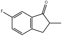 6-氟-2-甲基-1-茚酮 结构式