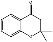 2,2-二甲基-苯并二氢吡喃-4-酮 结构式