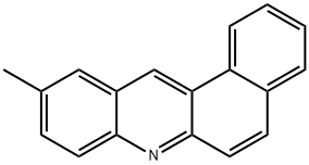 10-Methylbenz[a]acridine 结构式