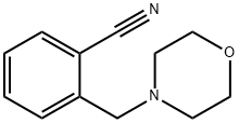2-(吗啉-4-基甲基)苯甲腈 结构式