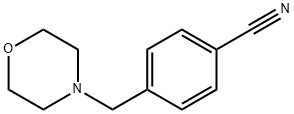 4-(4-吗啉基甲基)苯腈 结构式