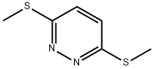 3,6-Bis(methylthio)pyridazine 结构式