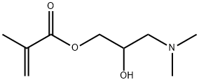 Methacrylic acid 3-dimethylamino-2-hydroxypropyl ester 结构式