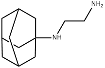 N-(1-金刚烷基)乙二胺 结构式