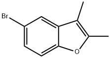 5-BROMO-2,3-DIMETHYL-1-BENZOFURAN 结构式
