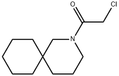 2-Azaspiro[5.5]undecane, 2-(chloroacetyl)- (9CI) 结构式