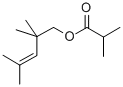 2,2,4-TRIMETHYLPENTENYLMONOISOBUTYRATE 结构式