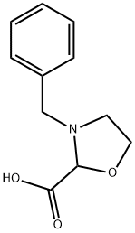 3-BENZYL-2-OXAZOLIDINECARBOXYLIC ACID 结构式