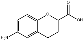 6-氨基色满-2-羧酸 结构式