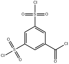 3,5-bis(chlorosulphonyl)benzoyl chloride 结构式