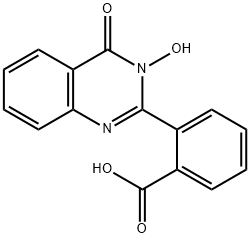 2-(3-hydroxy-4-oxo-3,4-dihydro-2-quinazolinyl)benzenecarboxylic acid 结构式