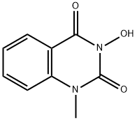 3-Hydroxy-1-methylquinazoline-2,4(1H,3H)-dione 结构式