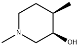 3-Piperidinol, 1,4-dimethyl-, cis- 结构式