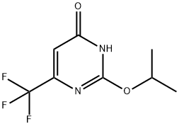 2-异丙氧基-6-三氟甲基-4-羟基嘧啶 结构式