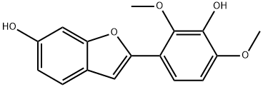 2-(3-Hydroxy-2,4-dimethoxyphenyl)benzofuran-6-ol 结构式