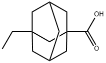 3-乙基-1-金刚烷甲酸 结构式