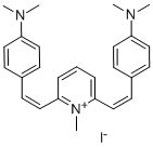 1-METHYL-2,6-BIS(P-DIMETHYLAMINO-STYRYL)-PYRIDINIUM-IODIDE 结构式