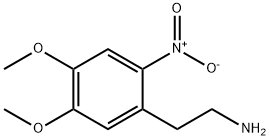 2-(4,5-DIMETHOXY-2-NITROPHENYL)ETHANAMINE 结构式