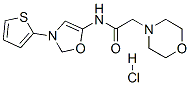 2-morpholin-4-yl-N-(3-thiophen-2-yloxazol-5-yl)acetamide hydrochloride 结构式