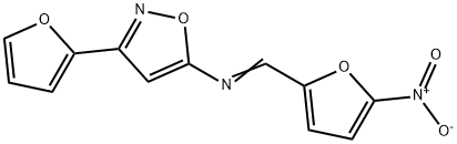 3-(2-Furanyl)-N-((5-nitro-2-furanyl)methylene)-5-isoxazolamine 结构式