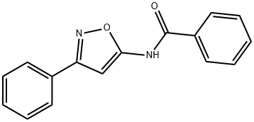 N-(3-phenyloxazol-5-yl)benzamide 结构式